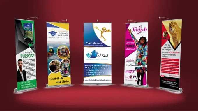 طراحی رول آپ تبلیغاتی