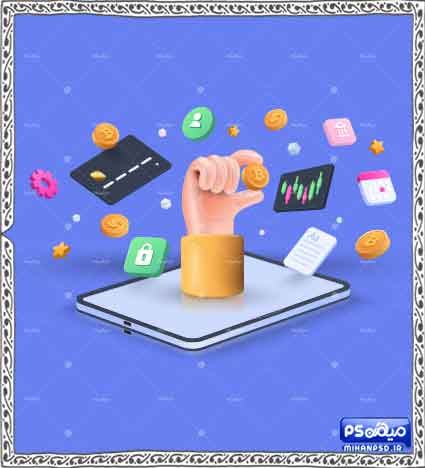 بک گراند لایه باز ارز دیجیتال