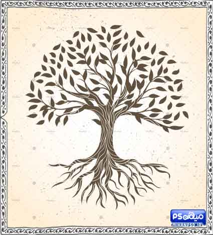 لوگو لایه باز درخت