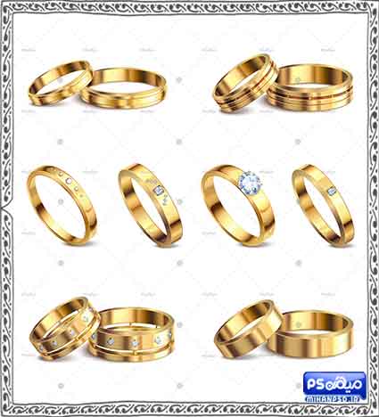 وکتور انگشتر طلا