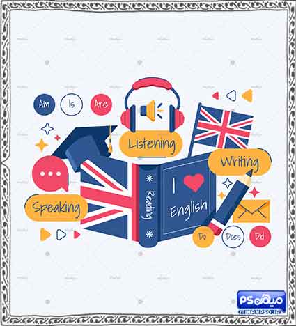 وکتور آموزشگاه زبان 