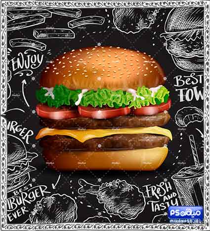 دانلود وکتور فست فود