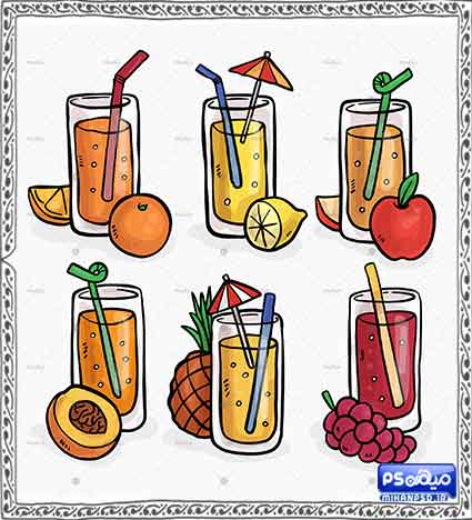 وکتور آبمیوه فروشی