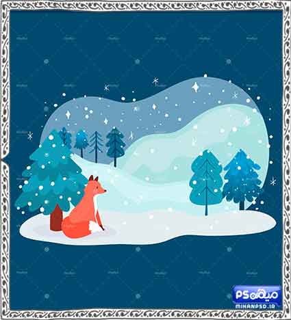 وکتور زمستان