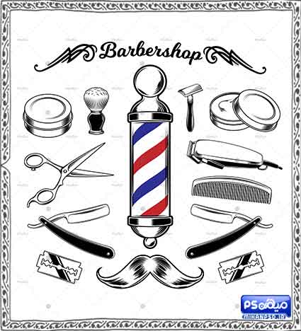 وکتور لایه باز پیرایش مردانه