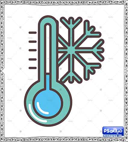وکتور سرما و دماسنج