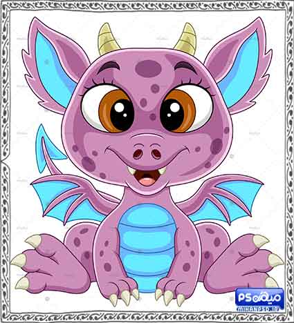 وکتور کارتونی اژدها