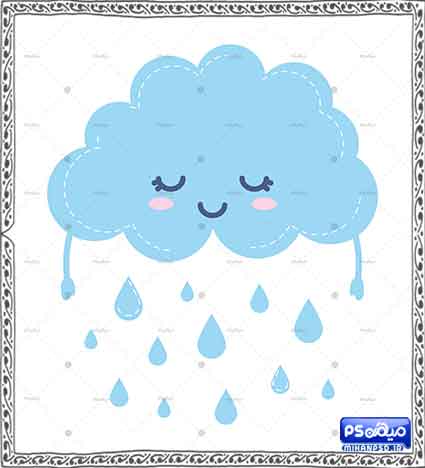 وکتور رایگان ابر