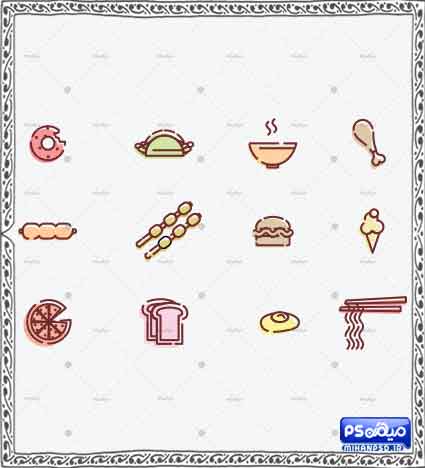 وکتور فست و فود