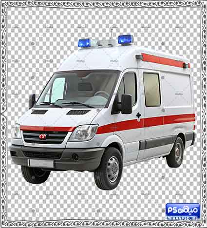 وکتور سه بعدی آمبولانس