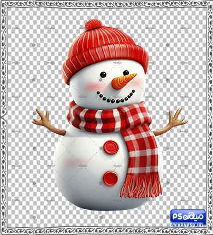 وکتور آدم برفی