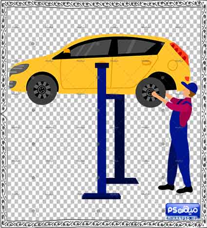 وکتور تعمیرگاه ماشین