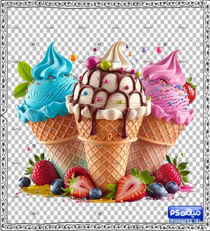 وکتور بستنی قیفی