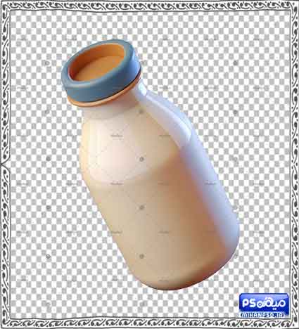 وکتور بطری شیر