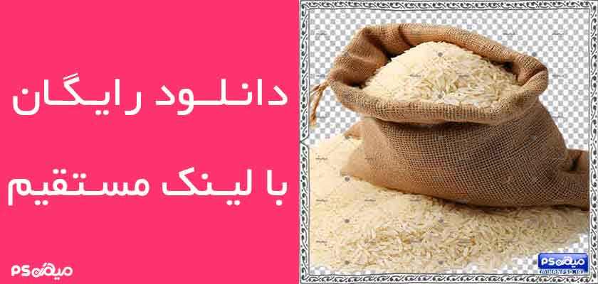 دانلود وکتور کیسه برنج