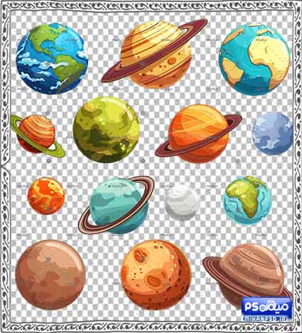 وکتور منظومه شمسی