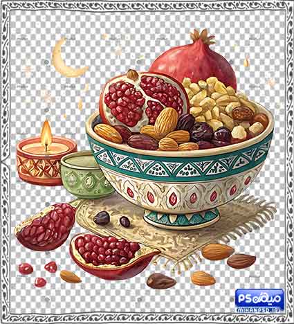 وکتور شب یلدا