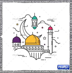 وکتور مینیاتوری عید فطر