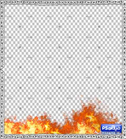 وکتور png آتش لایه باز مناسب طراحی